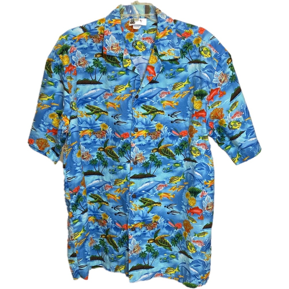 Aloha Republic Men Hawaiian Shirt Size XL